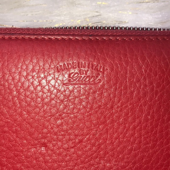 💯%Authentic GUCCI Bamboo Tassel Zip Around Wallet